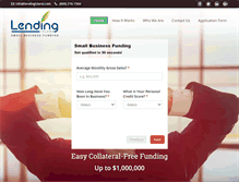 Tablet Screenshot of lendingisland.com